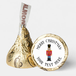 Custom gold wrapper Christmas nutcracker Hershey®'s Kisses®