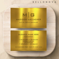 Custom Gold Yellow Metal Professional