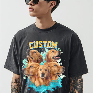 Custom Golden Retriever Dog Lover T-Shirt