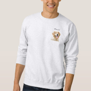 Custom Golden Retriever Dog Personalized Drawn Sweatshirt