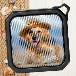Custom Golden Retriever Dog Personalized Pet Photo Bluetooth Speaker