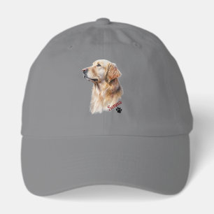 Custom Golden Retriever Personalized Pet Name Hat