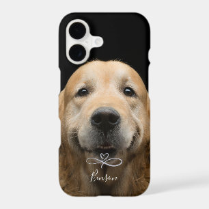 Custom Golden Retriever Photo Personalize iPhone 17 Case