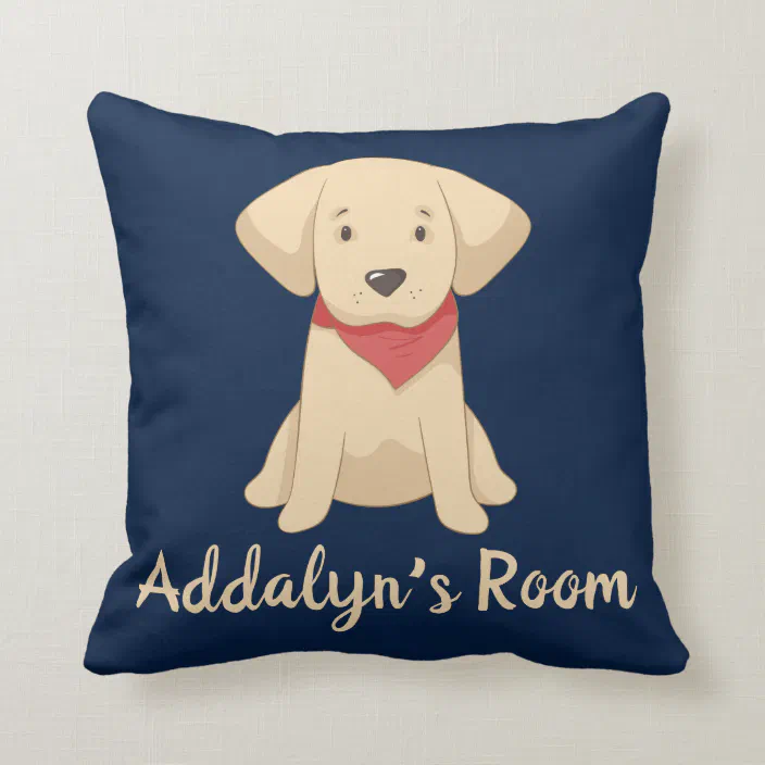 18x18 Golden Retriever gifts co Cute Golden Retriever Dog Lover Gift Women Girl Throw Pillow Multicolor 