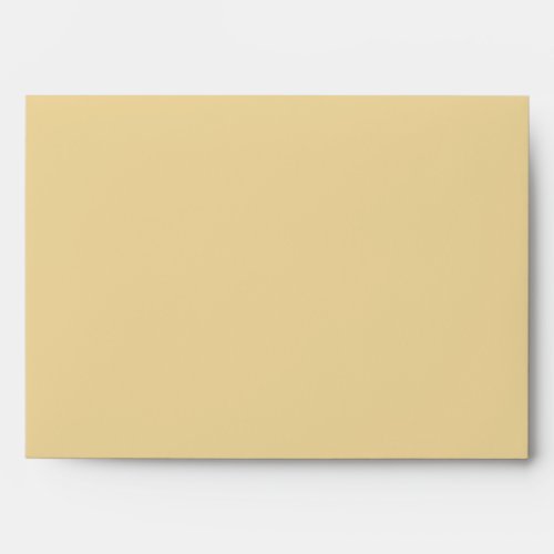 Custom Golden Yellow Envelope with Return Address
