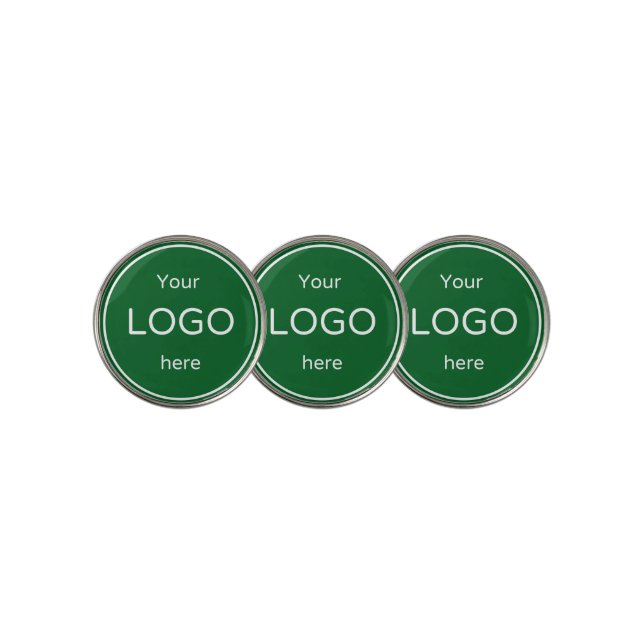 Custom Golf Ball Marker add Logo Green (3 Up)