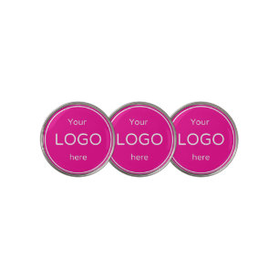 Custom Golf Ball Marker add Logo pink