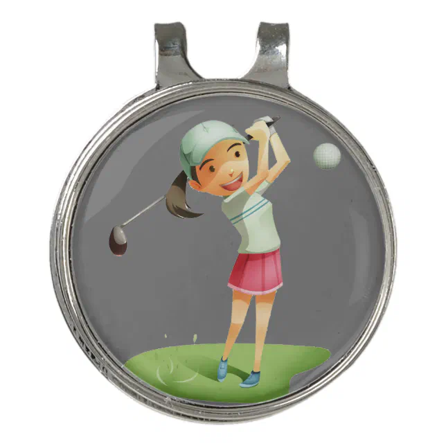 Custom Golf Ball Marker and Hat Clip Set Zazzle