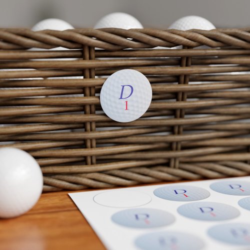 Custom Golf Ball Monogrammed Labels