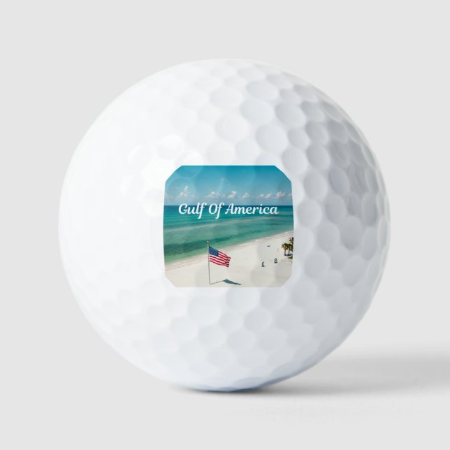 Custom golf ball set patriotic (Front)