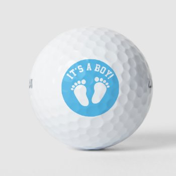 Custom Golf Balls For Sports Baby Shower Party by logotees at Zazzle