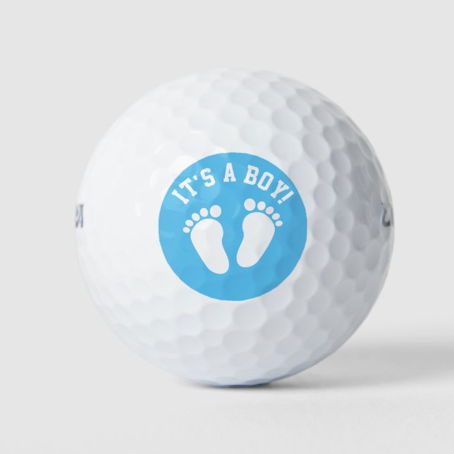 Custom golf balls for sports baby shower party (Front)