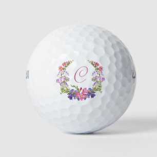 Custom Golf Balls With Monogram Initial For Her
