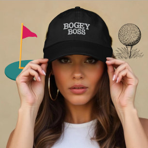 Custom Golf Boss Gift for Players Embroidered Baseball Cap