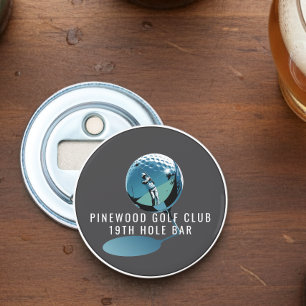 Custom Golf Bottle Opener, Personalized 19th Hole  Opener