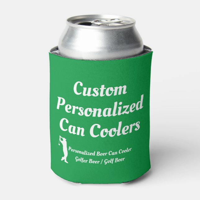 Custom golf can coolers (Can Front)