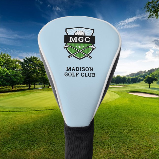 Custom Golf Club Crest Monogram Head Cover (Creator Uploaded)
