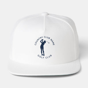 Custom Golf Club Lady Golfer Promotional Snap Back Hat