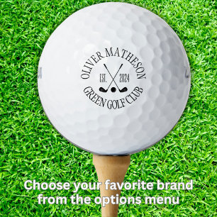Custom Golf Club Logo Balls