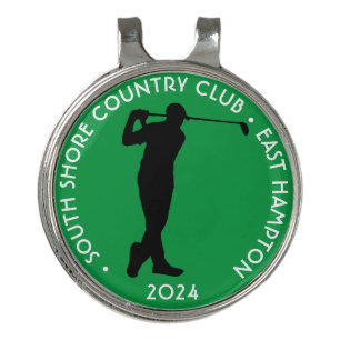 Custom Golf Club Name Golf Ball Marker/Hat Clip