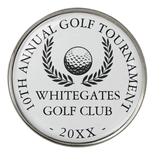 Custom Golf Club Tournament  Golf Ball Marker