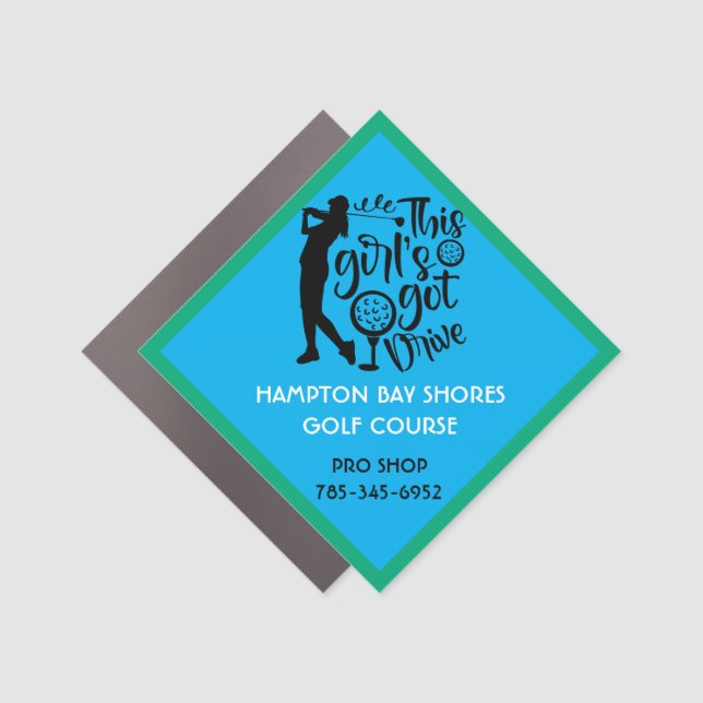 Custom Golf Course Magnet – Stylish & Durable  (Front)