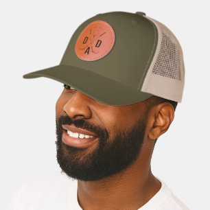 Custom Golf Dad Est Golf Clubs New Daddy Leather Patch Hat