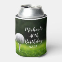 Custom Golf Design Can Cooler