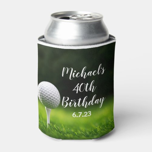 Custom Golf Design Can Cooler