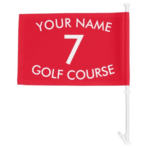 Custom Golf Flag Zazzle