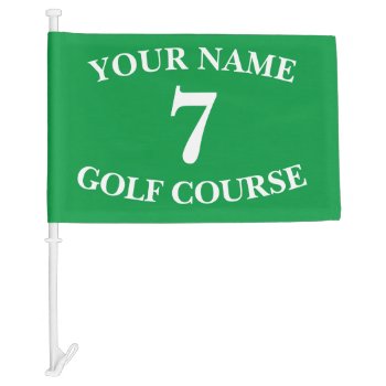 Custom Golf Flag by InkWorks at Zazzle