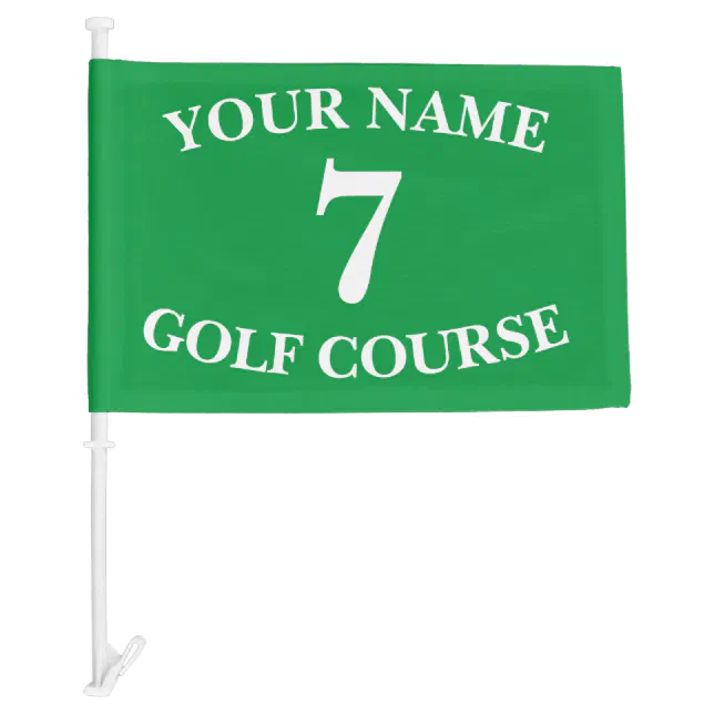 Custom Golf Flag Zazzle