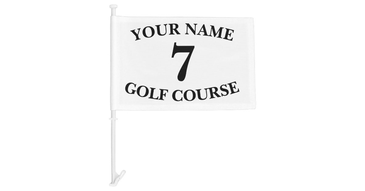 Custom Golf Flag Zazzle