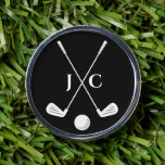 Custom Golf Gift for Men Ball Marker Divit Tool<br><div class="desc">The perfect gift for any golfer! Give it to your husband,  brother,  boyfriend,  grandpa,  mother,  sister.. ANYONE! 

Easy to customize!
Just enter the First initial of the first name on the Left side,  and the First initial of the Last name on the Right side.</div>