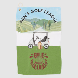 Custom Golf League Golf Club Logo Golf Towel