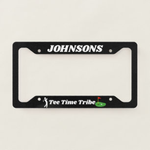 Custom Golf License Plate Frame - Personalized Tee