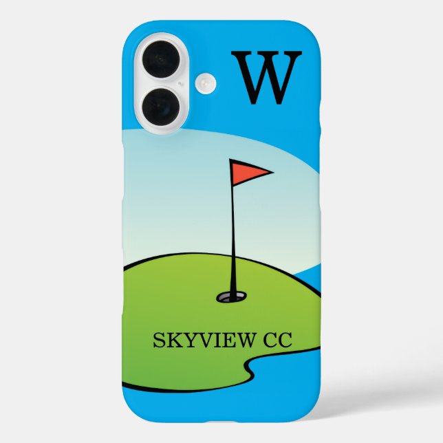 Custom Golf Lover iPhone / iPad case (Back)