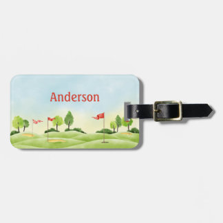 Custom Golf Luggage Tag