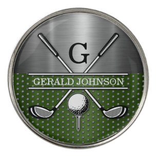 Custom Golf Monogram Design Ball Marker