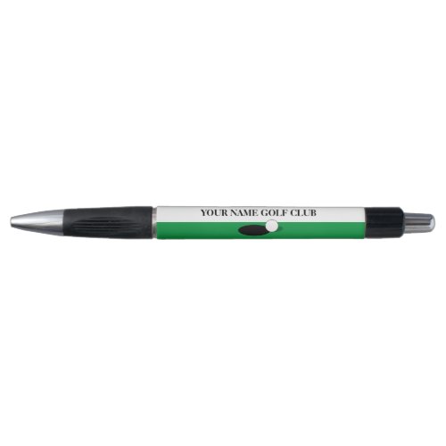 Custom golf pens with green putting hole design