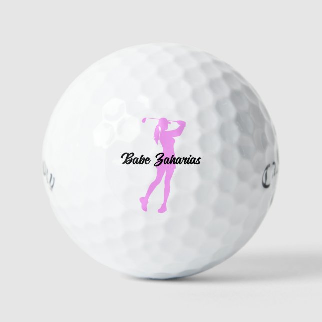 Custom Golf Personalized Golfer Dad Gift Golf Balls (Front)