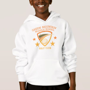 Custom Golf School Club League Name Number Hoodie