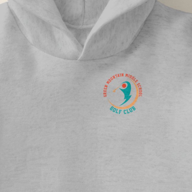 Custom Golf School Club League Name Number Hoodie (Creator Uploaded)
