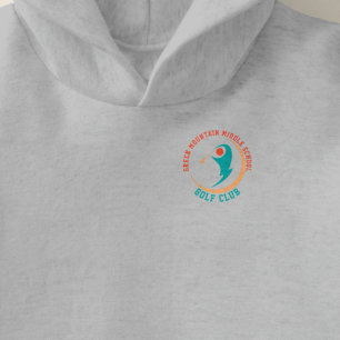 Custom Golf School Club League Name Number Hoodie