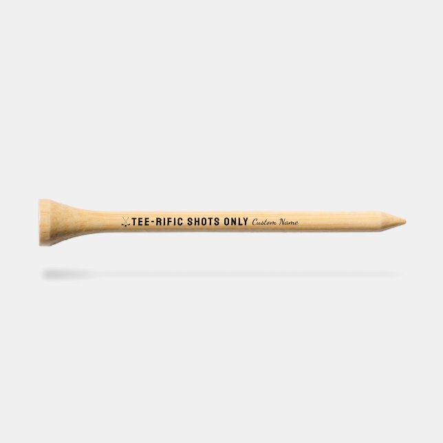 Custom golf tees, funny pun tees (Side (Horz))