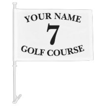 Custom Golf Themed Car Flag