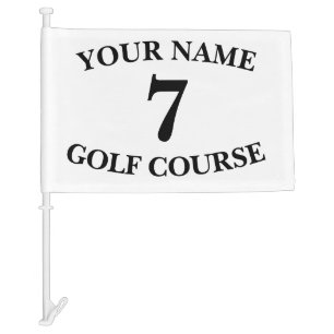 Custom Golf Themed Car Flag