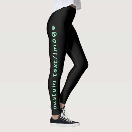 Custom Golf Tights For Women Black Golf Leggings