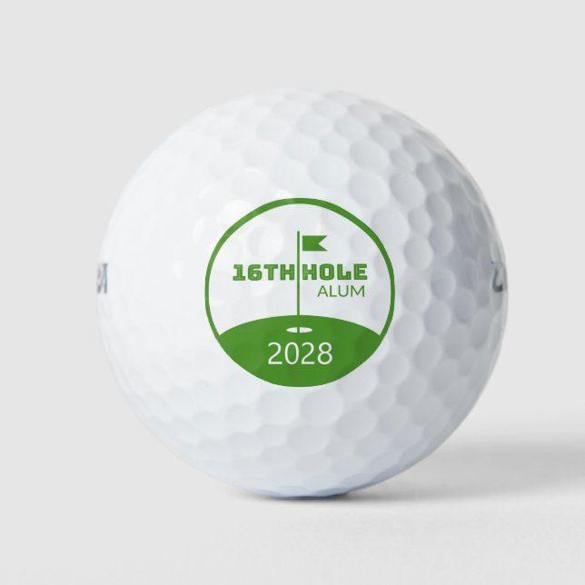 Custom Golf Tournament Green Balls (Front)