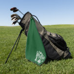 Custom Golf Towel, Fun Talk Dirty To Me Accessory  Golf Towel<br><div class="desc">Elevate your golf game with fun and laugh with "Talk Birdie to me" print funny towels, funny golf accessory. Humorous suggestive play on words "Talk Dirty" and "talk birdy" Golf puns, quotes and sayings | Funny Golf Towel. Quality Custom Polyester/Microfiber Golf Towel for Men and Women personalized with custom text....</div>